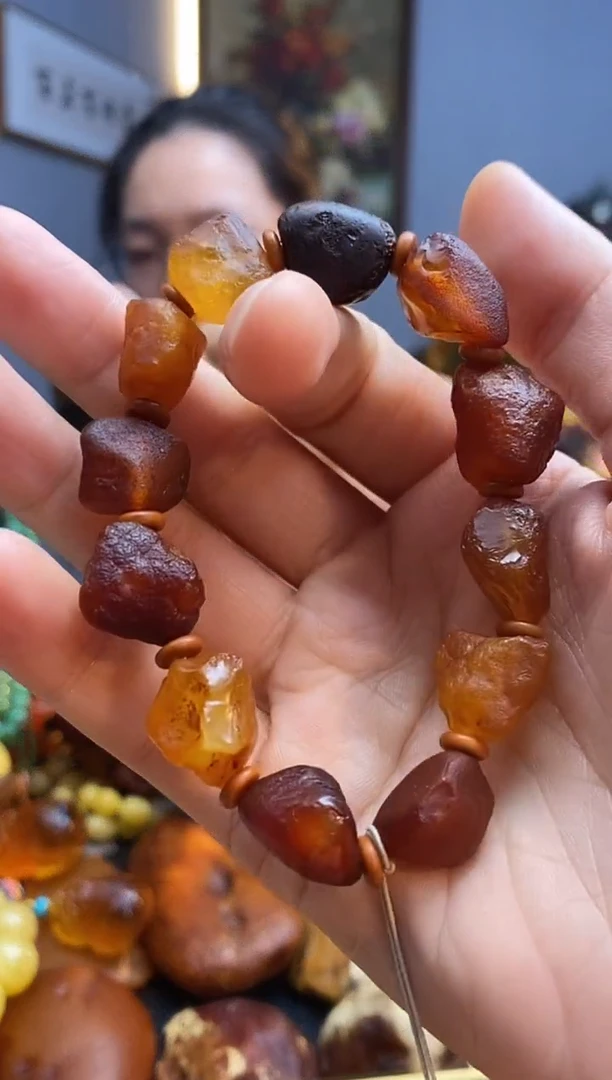 手串琥珀未镶嵌手串