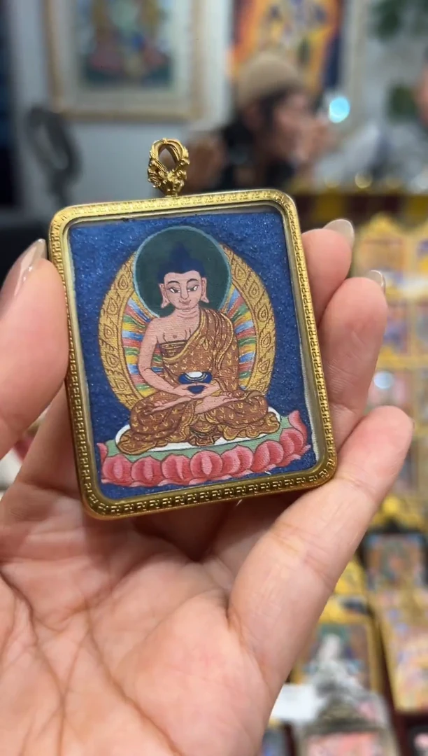 吊坠纯手绘阿弥老师