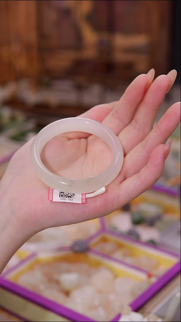 未镶嵌手镯和田玉手镯 50-51圈口