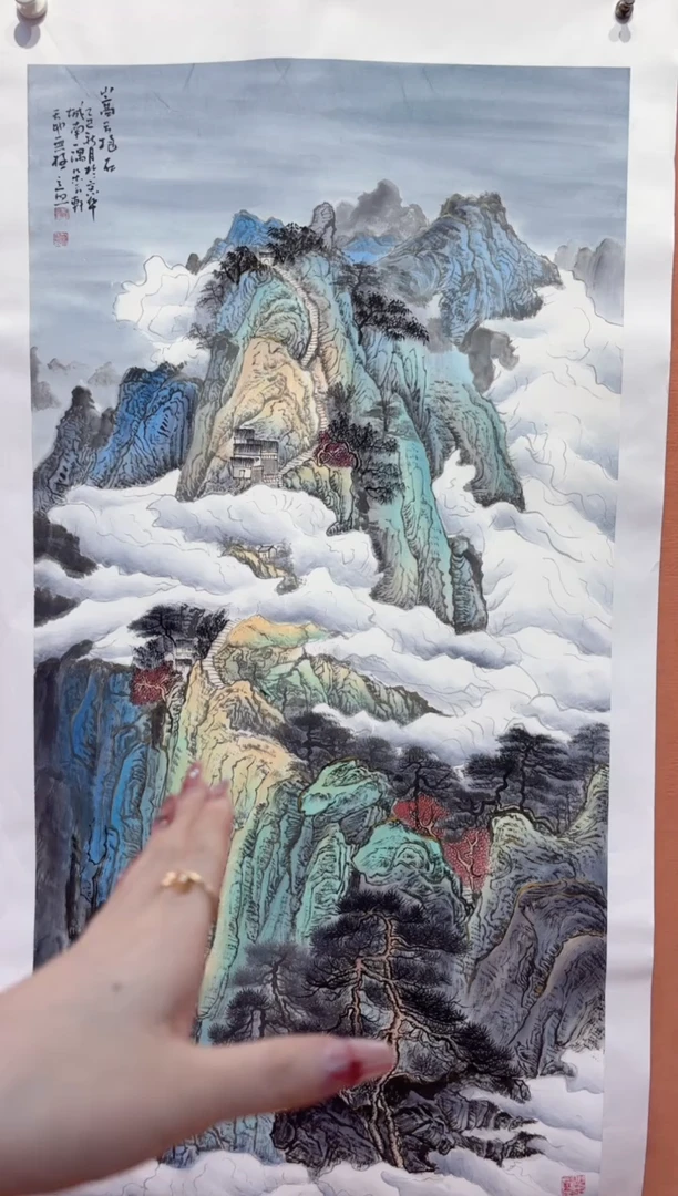 国画师立照老师国画作品