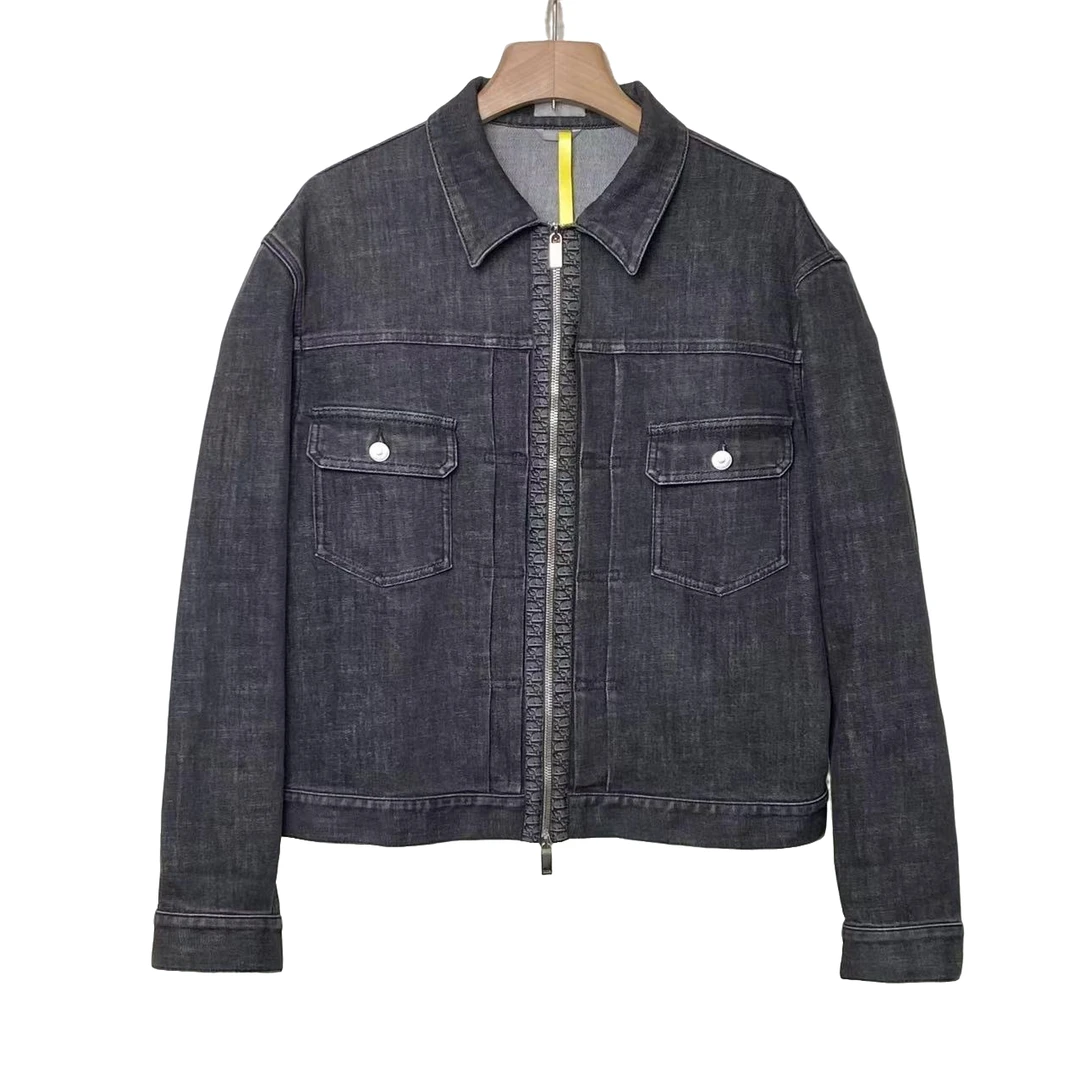 95新 DIOR/迪奥 时尚 百搭老花拼接 牛仔 外套/54码/XG-Y18102