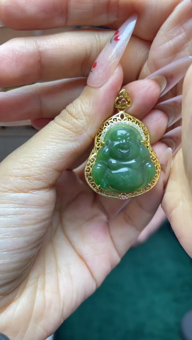 和田玉银S925镶嵌颈饰多样性发一件