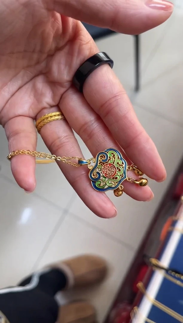 【闪购商品】102号如意珐琅景泰蓝吊坠