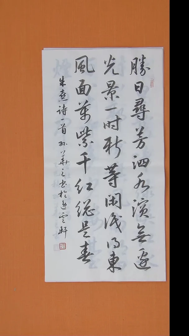 书法孙华之老师纯手写精品68*34