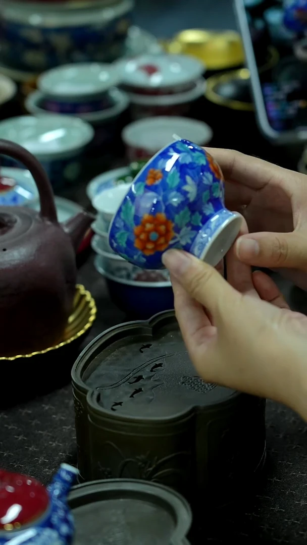 搬迁完毕 景德镇手绘茶具福利