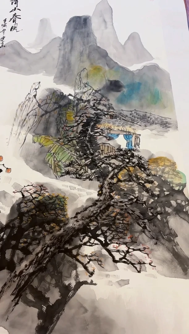 国画周建真绘画作品27-15