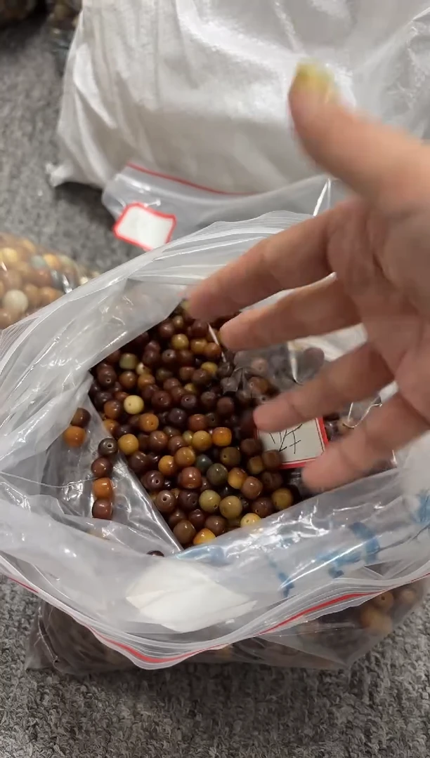 菩提根/象牙果手串1.0散珠50颗（682）