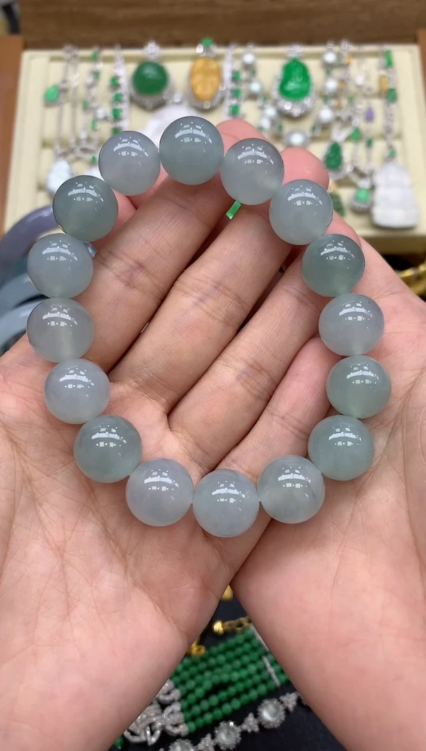 未镶嵌手串翡翠464-中国好珍宝