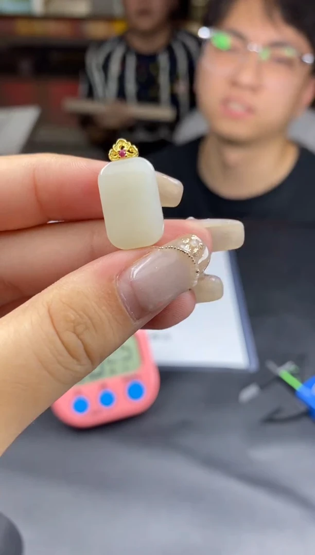 和田玉银S925镶嵌吊坠(不含链)多样性-吊坠