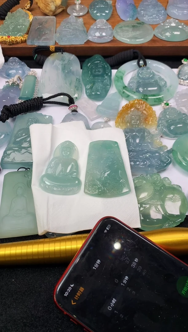 定制翡翠未镶嵌苦**～4091毛货不退不换