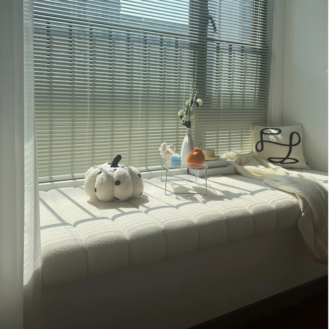 【1可拆洗2】飘窗垫窗台垫定做泰迪绒简约卧室阳台垫子榻榻防滑定制