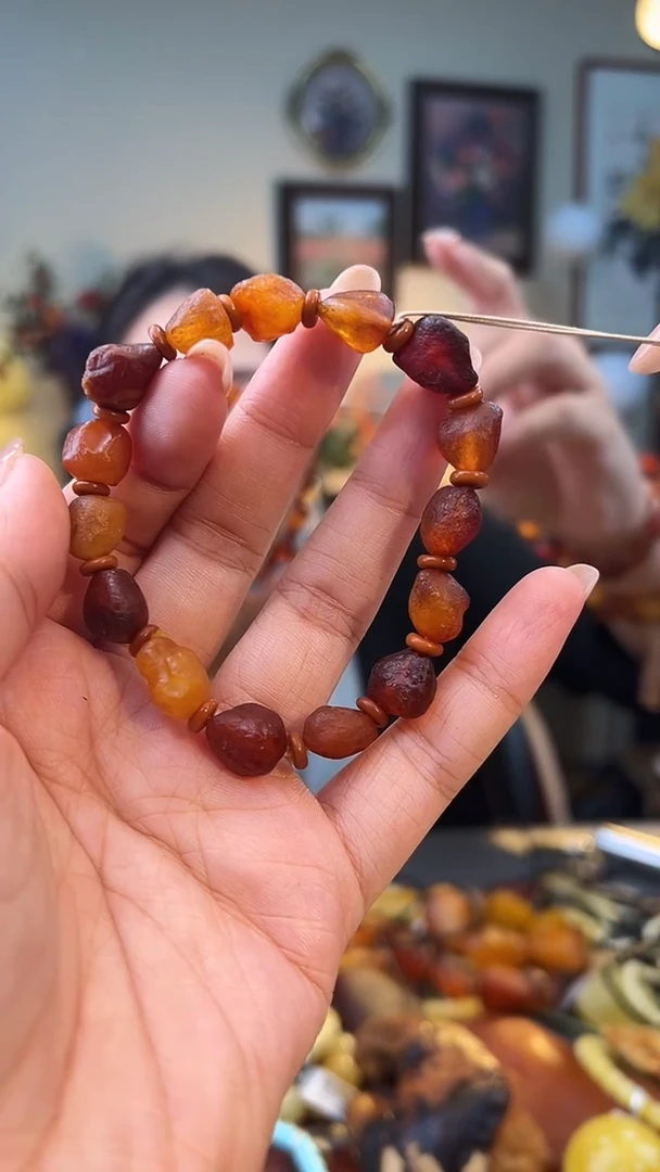 手串琥珀未镶嵌手串