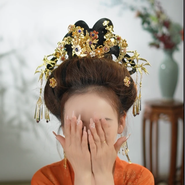 稷氏小筑  疏棠发冠+  发簪发钗古风发饰