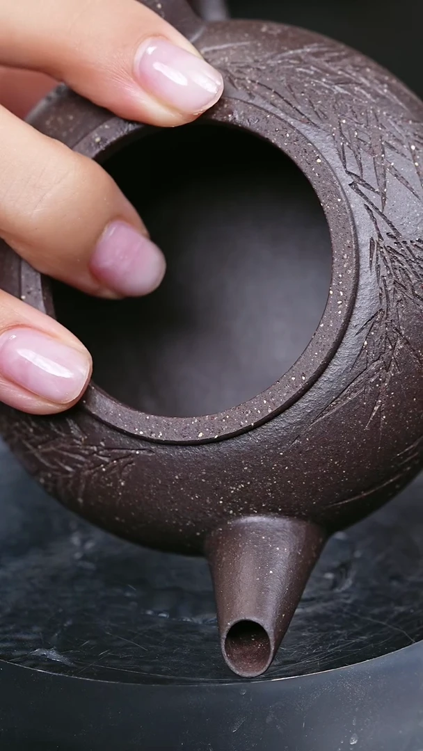 茶壶紫砂原矿手工制作紫砂作品
