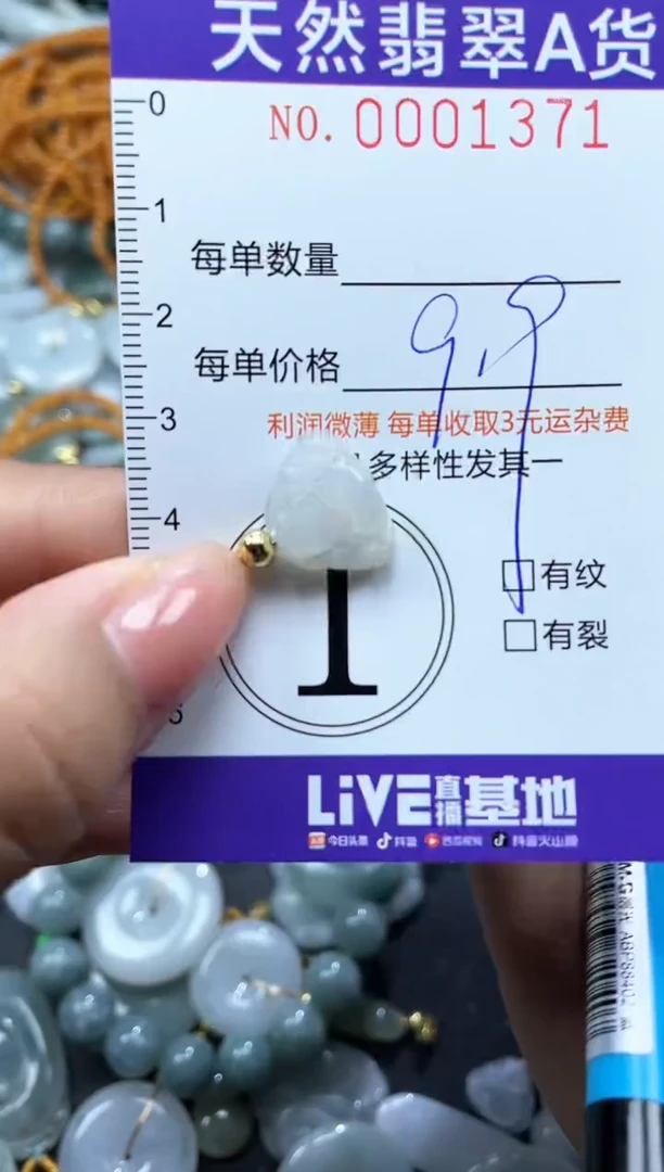 翡翠未镶嵌颈饰01371