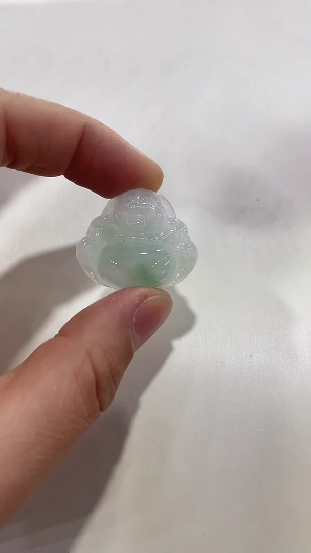 吊坠(不含链)18K金镶嵌翡翠420（多样性发一）
