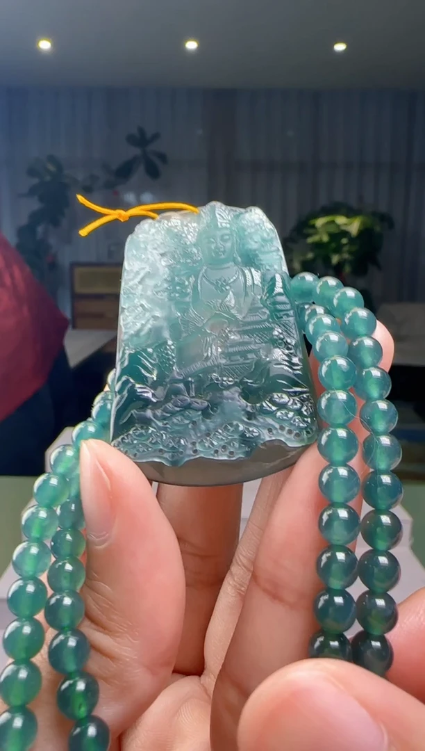 翡翠未镶嵌吊坠(赠链)多样性发其一XM@@WS50805111