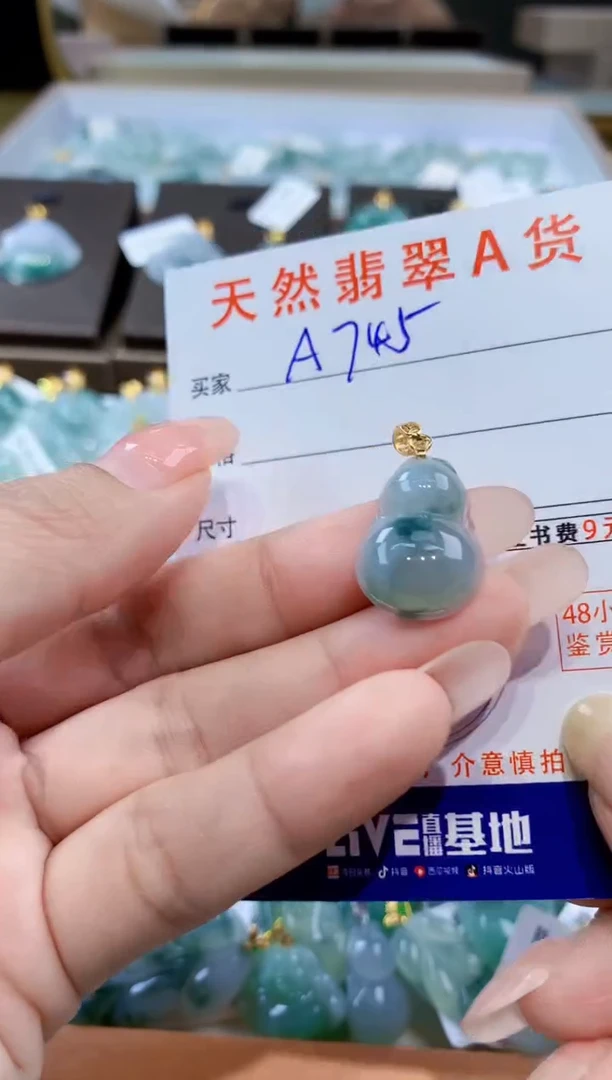 颈饰未镶嵌翡翠天然缅甸翡翠A货挂件