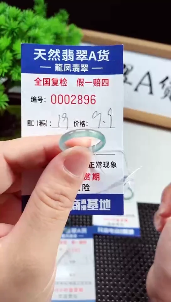 翡翠戒指未镶嵌2896