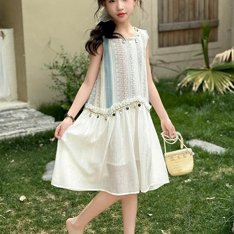 F181儿童夏季新款连衣裙配包包