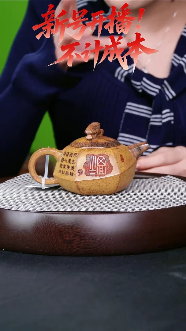 茶壶紫砂宜兴紫砂壶知了壶