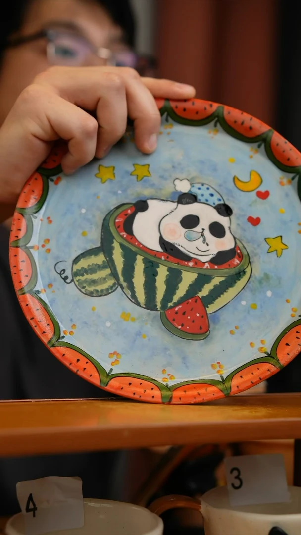 瓷片景德镇文创卡哇伊日式系列陶瓷  80