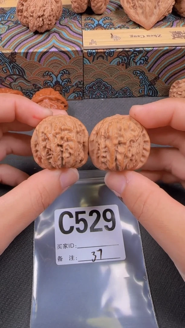 吊坠文玩核桃37白狮子529