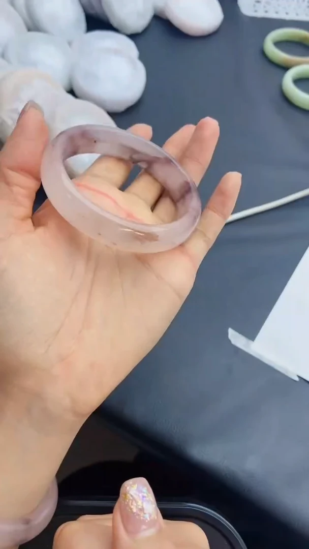 未镶嵌手镯石英质玉A84+58.3