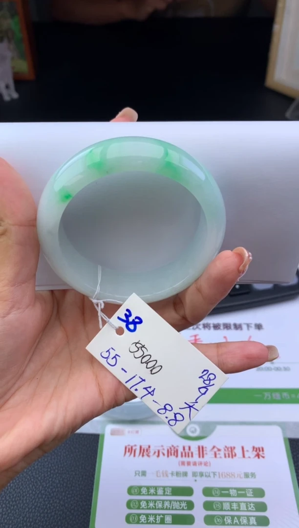 未镶嵌手镯翡翠手镯