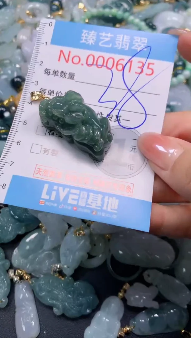 颈饰未镶嵌翡翠6135