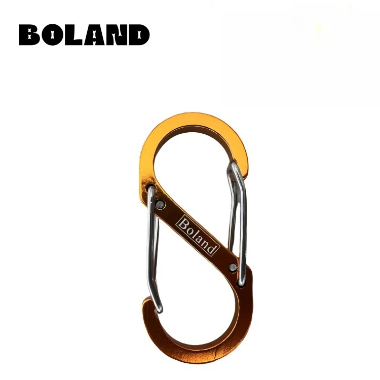 BOLAND S形户外铝合金快挂扣 登山扣挂钩 箱包外挂旅行小配件
