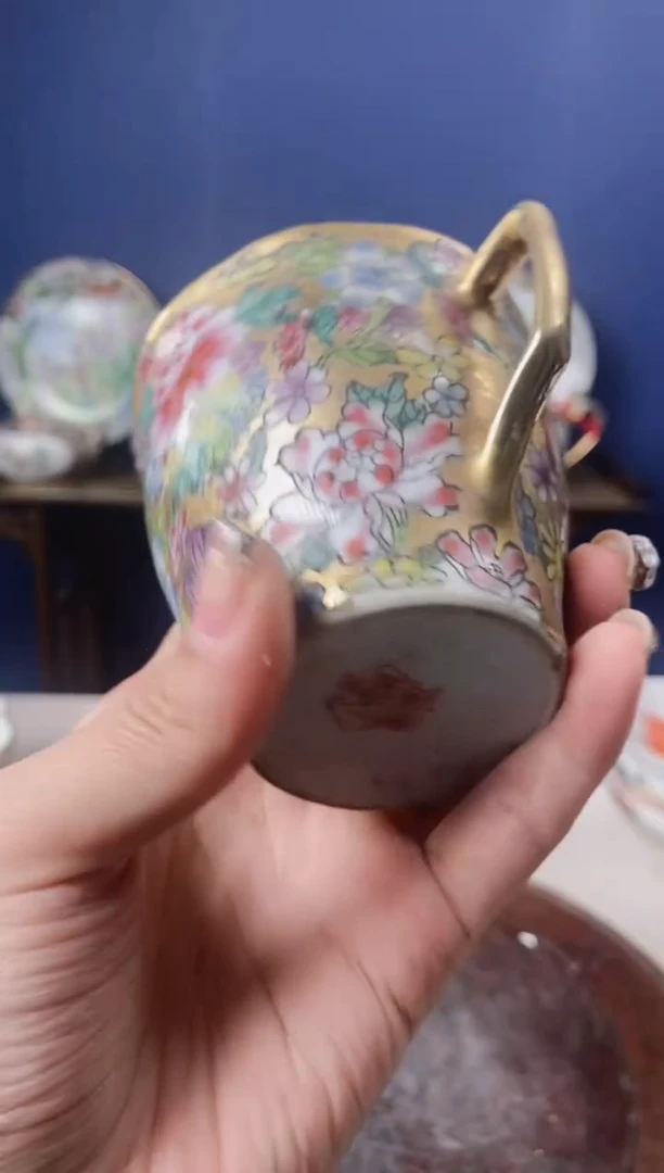 瓷片微瑕景德镇窑厂瓷摆件单件