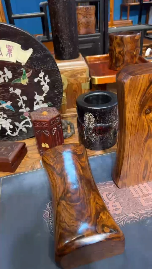 木颈椎枕纹理不一默认发货