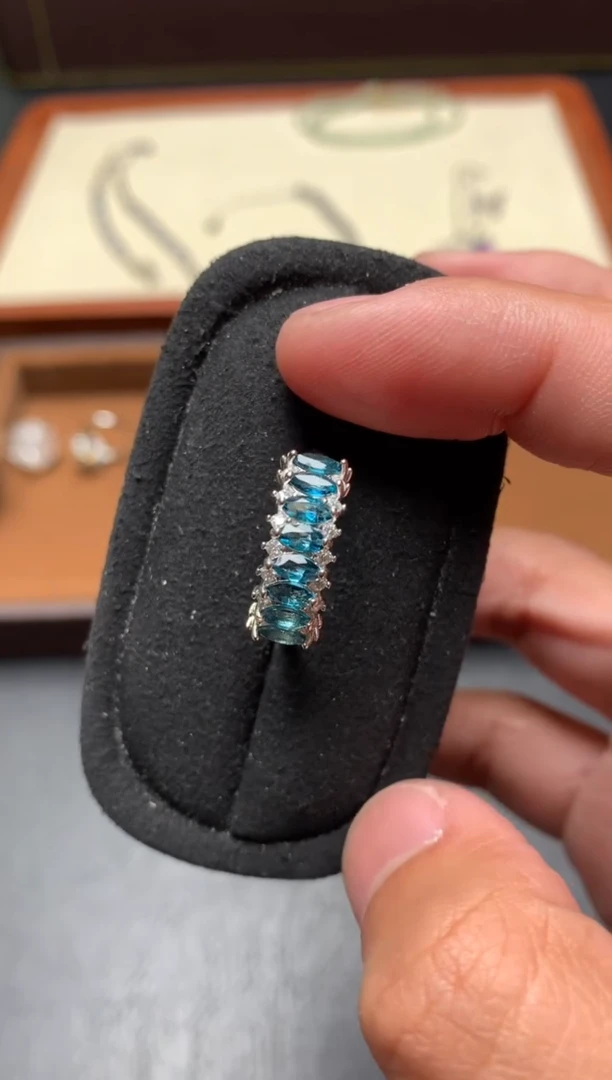 未镶嵌戒指托帕石F79