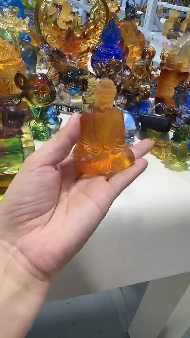 手工艺品琉璃大日如来