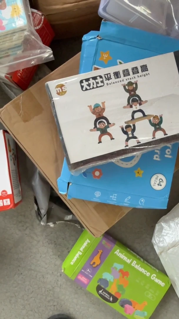 木实木叠叠高玩具