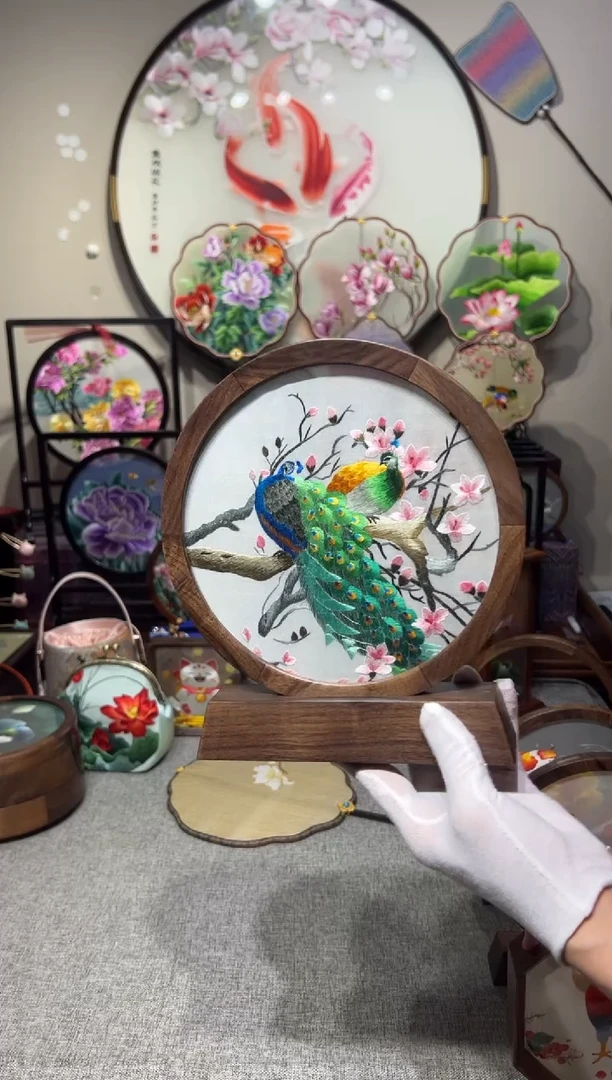 织绣纯手工苏绣双面绣