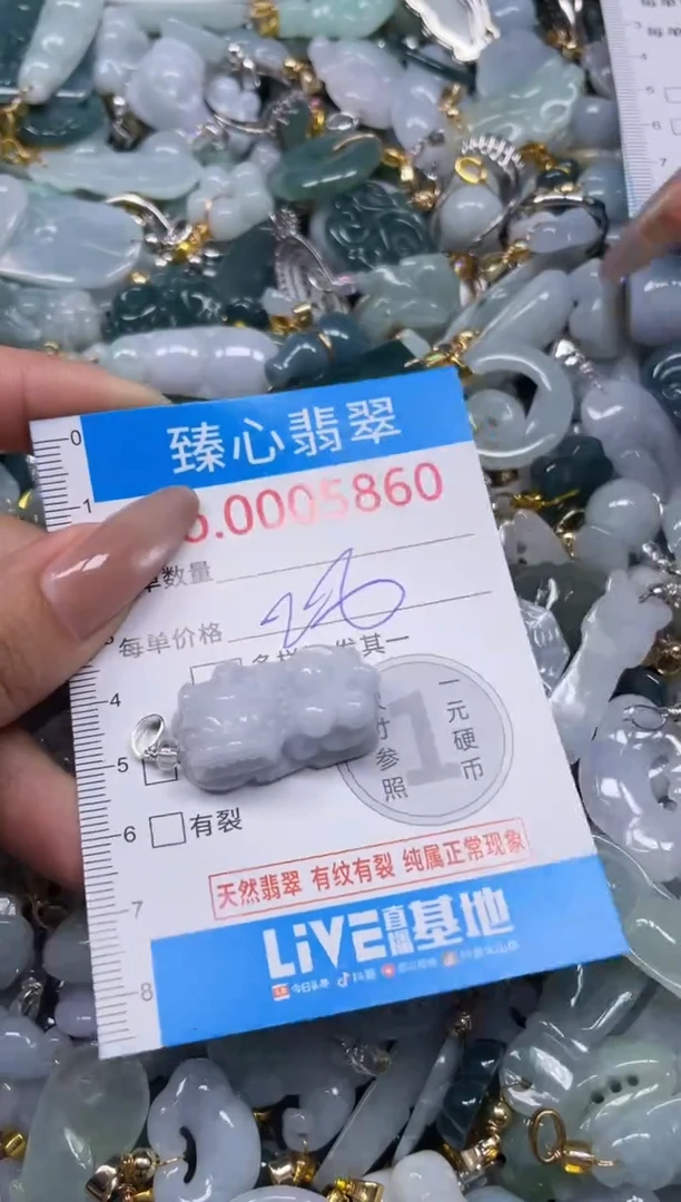 颈饰未镶嵌翡翠5860