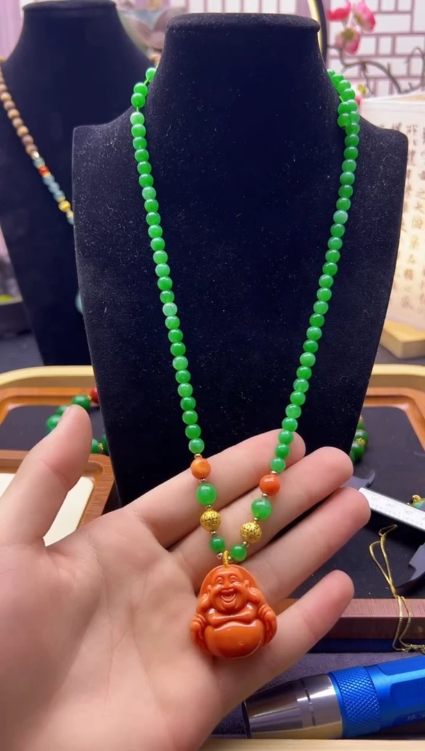 【闪购商品】翡翠颈饰14K金镶嵌X34