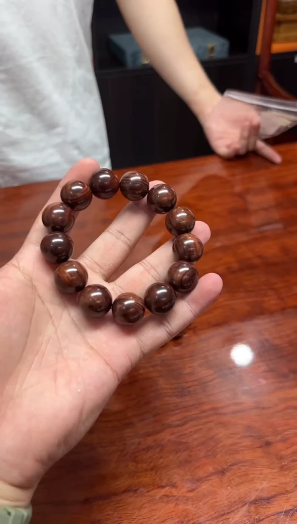 黄花梨/降香黄檀手串/手链海南黄花梨精工1.8