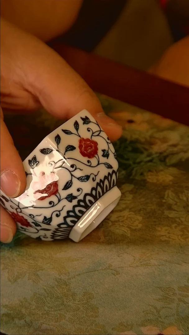 杯手工手绘杯杯很美丽