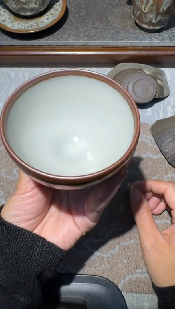 茶盏林远福灰贝盏22