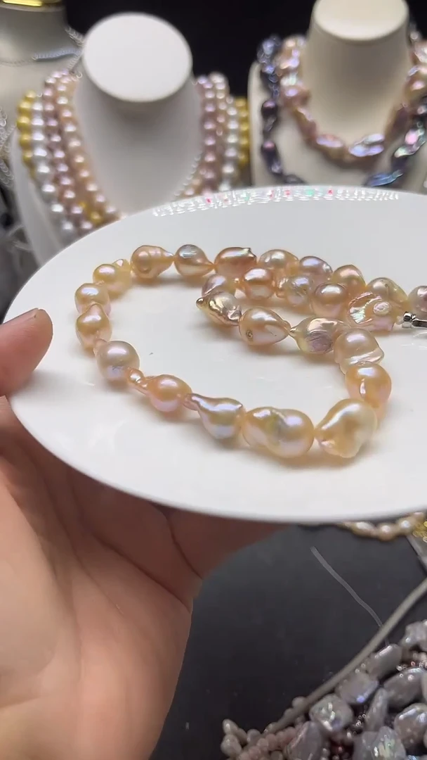 颈饰未镶嵌淡水珍珠多人