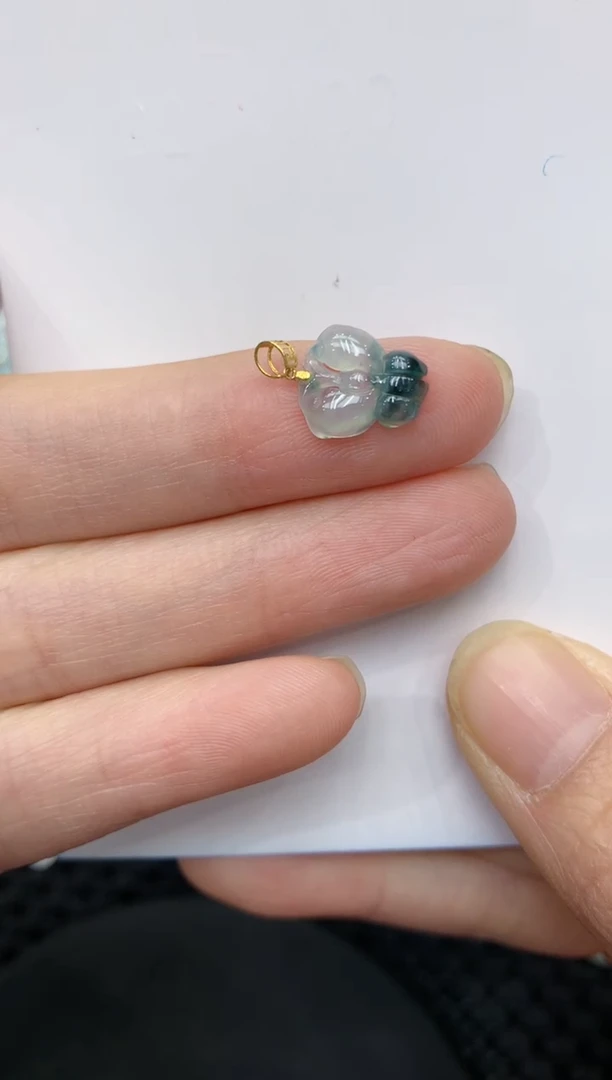 【闪购商品】翡翠颈饰18K金镶嵌11111111