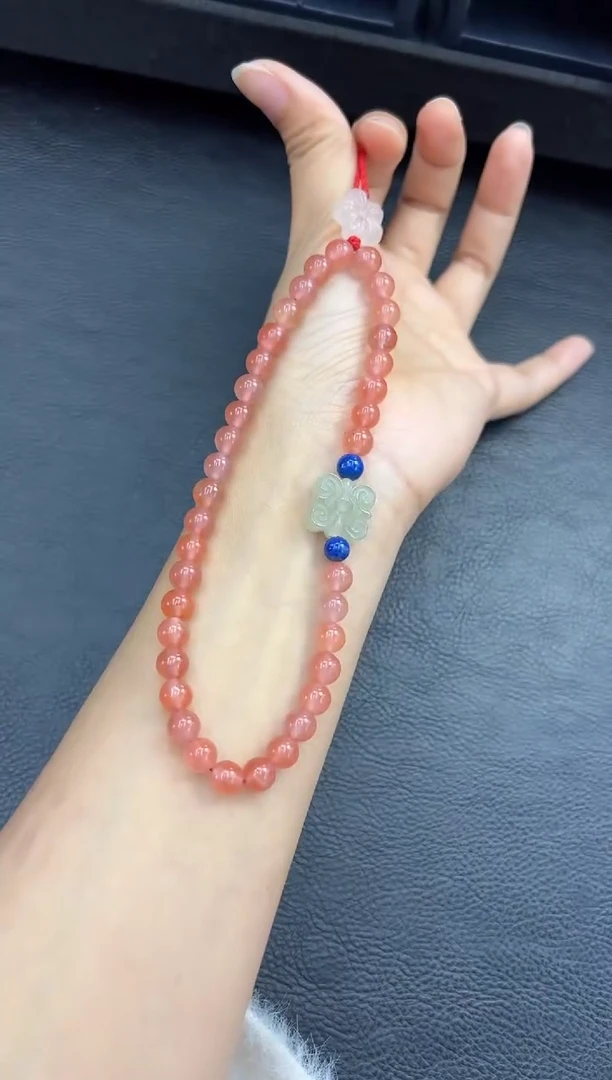 【闪购商品】南红玛瑙挂件未镶嵌南红手机链