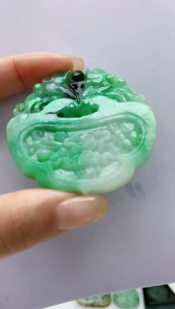 【闪购商品】定制翡翠未镶嵌4829lr-毛货139仿古牌