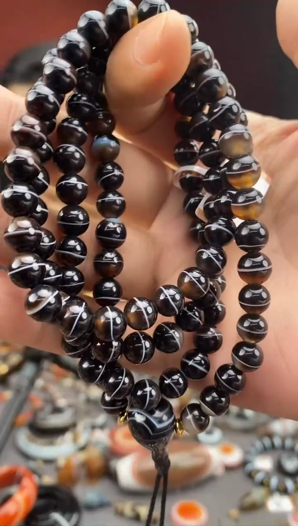 玛瑙/玉髓颈饰未镶嵌-1118 -48