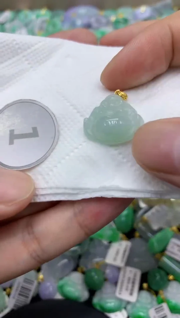 颈饰未镶嵌翡翠天然缅甸翡翠A货