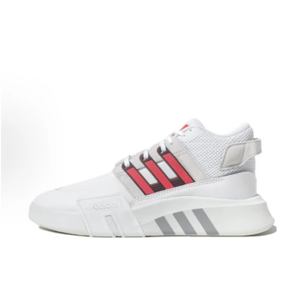 得adidas/阿迪达斯织物防滑耐磨中帮休闲鞋男女同款白红黑ID4073