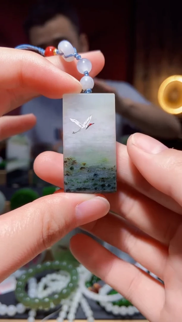 独山玉未镶嵌颈饰yc